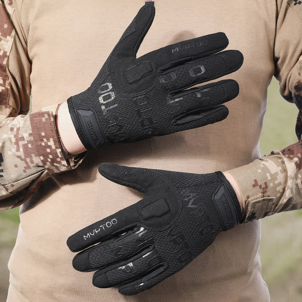 Tactical Full Finger Gloves Touch Screen Combat Shooting Hunting Sport Outdoor Airsoft Paintabll Driving Work Mittens Men Women