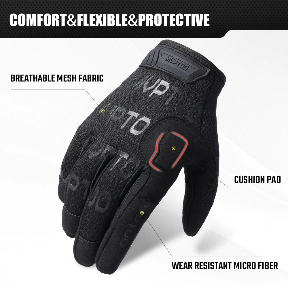 Tactical Full Finger Gloves Touch Screen Combat Shooting Hunting Sport Outdoor Airsoft Paintabll Driving Work Mittens Men Women