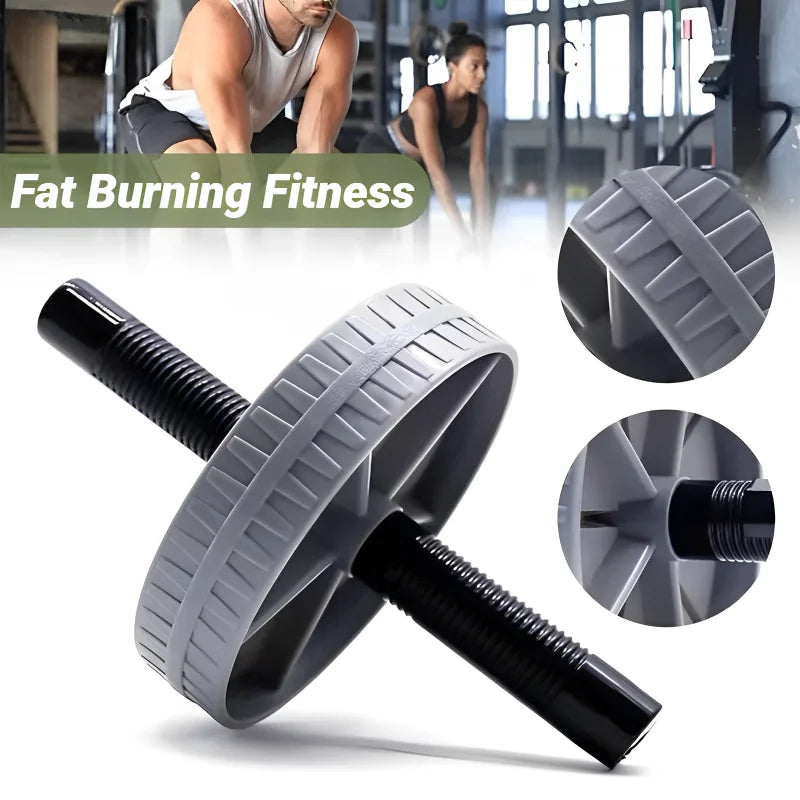 Silent Abdominal Wheel Roller – Non-Slip, 130kg Load Bearing