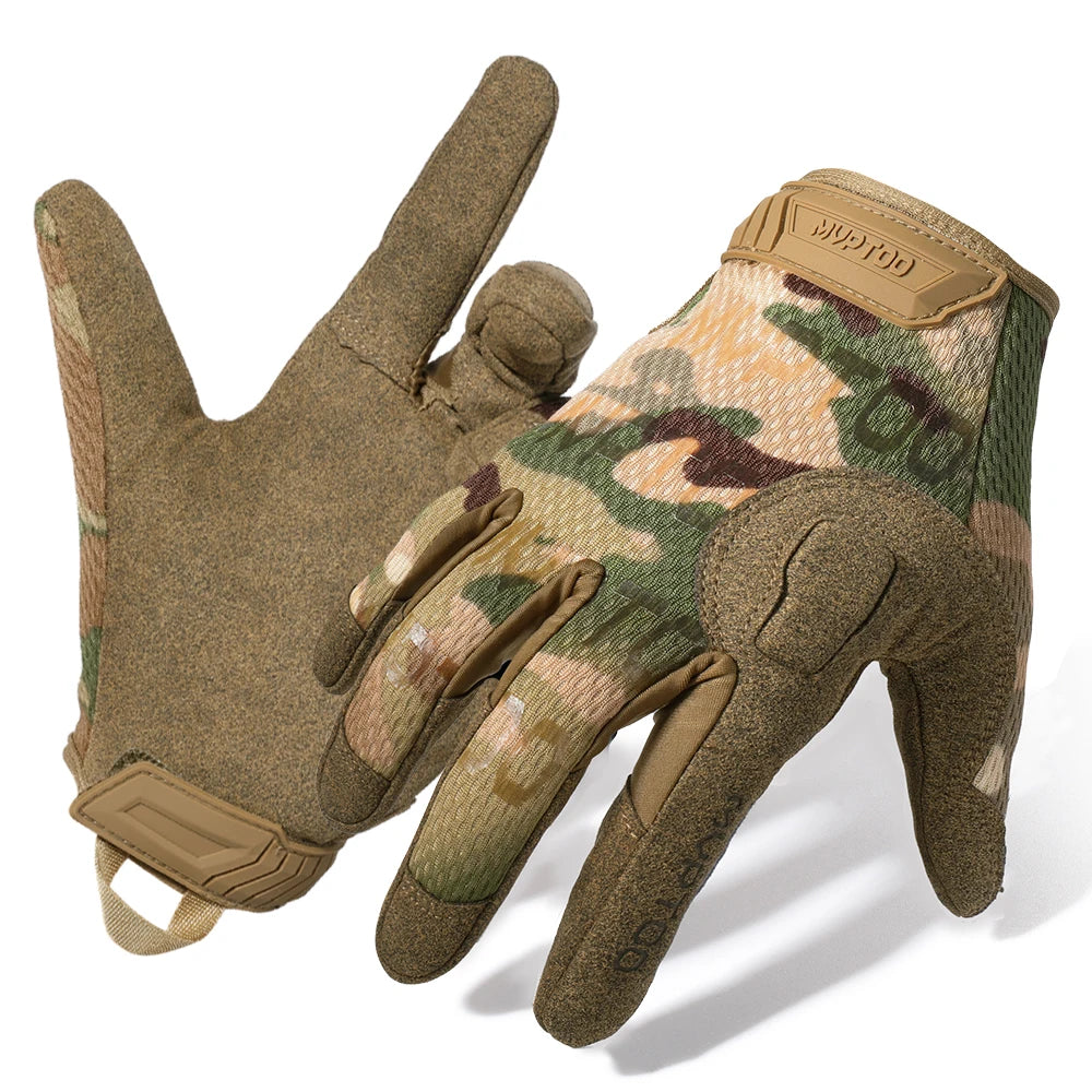 Tactical Full Finger Gloves Touch Screen Combat Shooting Hunting Sport Outdoor Airsoft Paintabll Driving Work Mittens Men Women