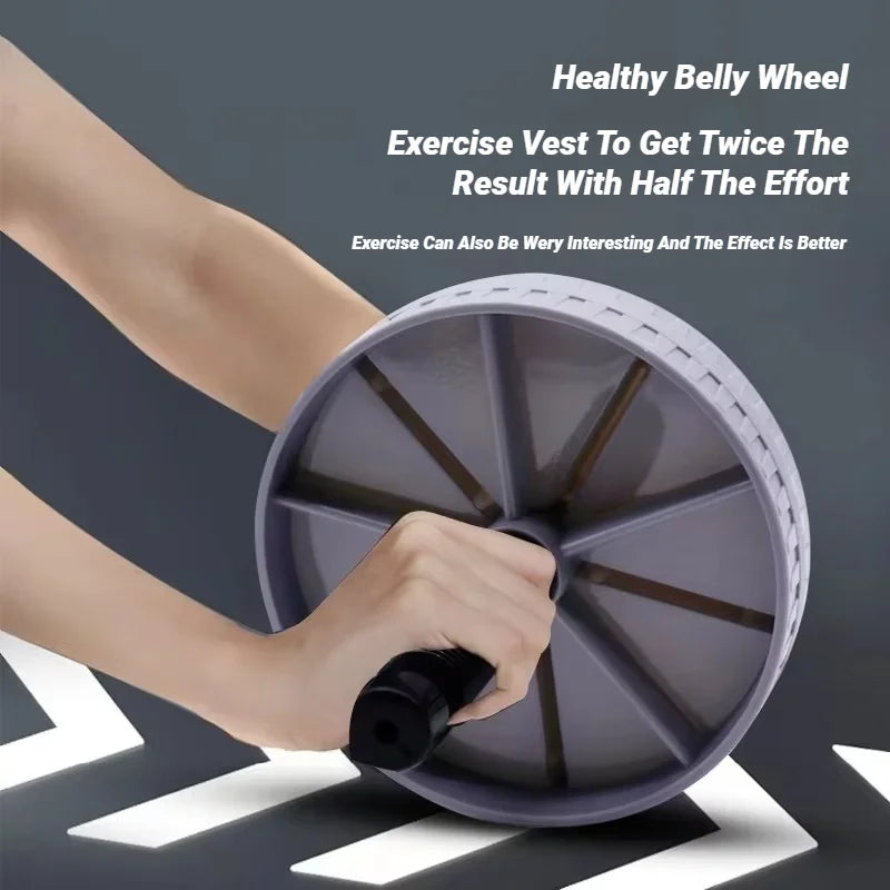 Silent Abdominal Wheel Roller – Non-Slip, 130kg Load Bearing