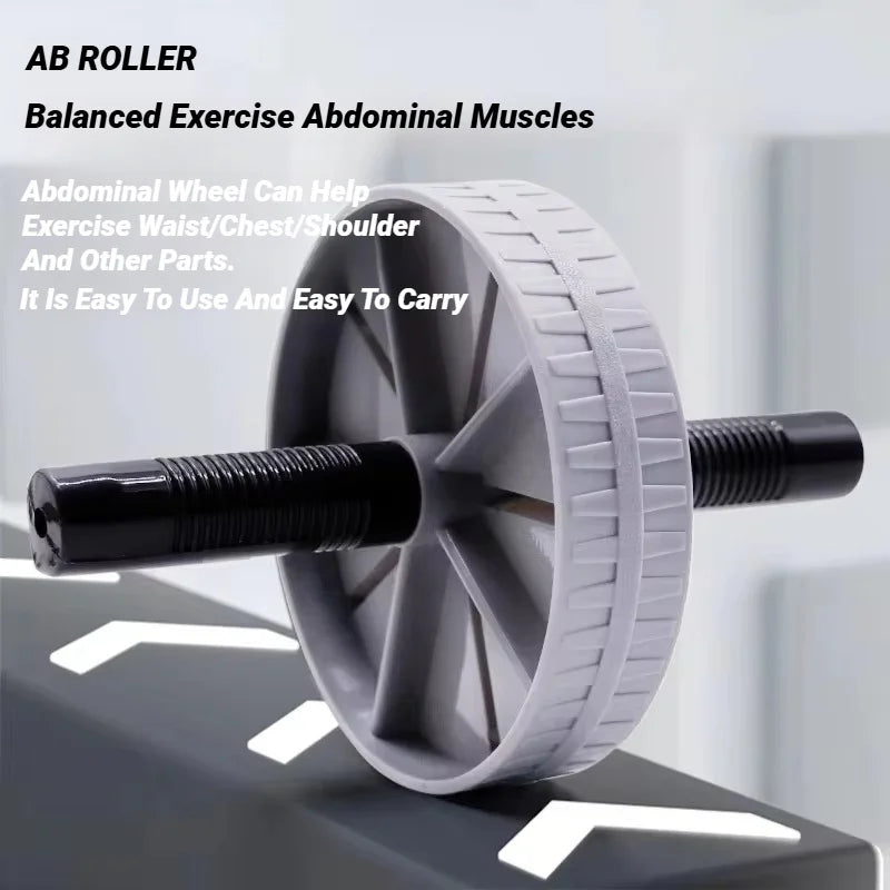 Silent Abdominal Wheel Roller – Non-Slip, 130kg Load Bearing